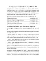 cach lap bao cao tai chinh theo thong tu 200