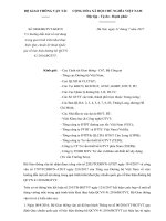 Công văn 8484 BGTVT-KHCN hướng dẫn Quy chuẩn về báo hiệu đường bộ QCVN 41:2016 BGTVT - Hướng dẫn về việc thay thế biển báo giao thông cong van 8484 bgtvt