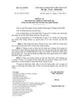 Thông tư số 42 2010 TT-BTC - Quy chuẩn kỹ thuật quốc gia về dự trữ nhà nước đối với thóc bảo quản thoáng