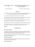 Thông tư 43 2012 TT-BGTVT - Quy định yêu cầu kỹ thuật và bảo vệ môi trường đối với tàu thủy lưu trú du lịch ngủ đêm, nhà hàng, khách sạn nổi