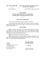 Quyết định số 904 QĐ-TTG - Về việc bổ nhiệm và thay đổi Ủy viên kiêm nhiệm Hội đồng quản trị Ngân hàng Chính sách Xã hội