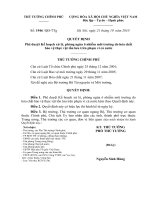 Quyết định số 1946 QĐ-TT: Kế hoạch xử lý, phòng ngừa ô nhiễm môi trường do hóa chất bảo vệ thực vật tồn lưu trên phạm vi cả nước