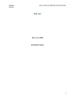 Báo cáo công nghệ chế biến NHÓM 1 bột mì tươi