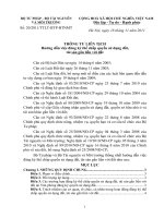 Thong tu 20 2011 TTLT BTP BTNMT huong dan dang ky the chap quyen su dung dat tai san gan lien voi dat