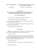 Quyết định số 1873 QĐ-TTG - Về xây dựng khu xử lý chất thải rắn Vùng kinh tế trọng điểm vùng đồng bằng sông Cửu Long đến năm 2020