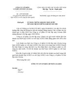 GIAI TRINH CHENH LECH LNST Q4