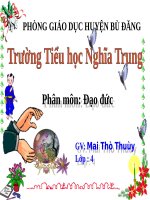 Bài 9. Kính trọng, biết ơn người lao động