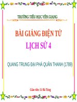 Bài 25. Quang Trung đại phá quân Thanh (Năm 1789)