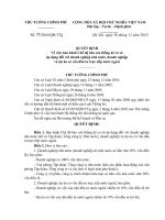 Quyết định số 77 2010 QĐ-TTG - Về việc ban hành chế độ báo cáo thống kê cơ sở áp dụng đối với doanh nghiệp Nhà nước, doanh nghiệp và dự án có vốn đầu tư trực tiếp nước ngoài