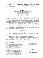 Thông tư số 32 2010 TT-BYT ban hành Quy chuẩn kỹ thuật quốc gia đối với các sản phẩm phomat