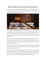 quyen im lang duoc thuc hien the nao tu ngay 1 7