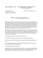 Công văn 2588 BGTVT-VT - Hướng dẫn về dự án sản xuất, lắp ráp xe buýt áp dụng miễn thuế nhập khẩu đối với phụ tùng, linh kiện chưa sản xuất được trong nước