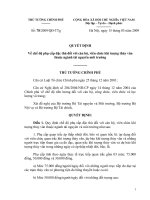 Quyết định số 78 2009 QĐ-TTG - Về chế độ phụ cấp đối với cán bộ, viên chức khí tượng thủy văn thuộc ngành tài nguyên môi trường