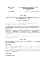 Quyết định 50 2013 QĐ-BXD - Phê duyệt Đề án Tái cấu trúc Tổng công ty Sông Đà giai đoạn 2012-2015, tầm nhìn đến 2020