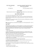 Quyết định 38 2013 QĐ-TTg - Đề án tái cơ cấu Tập đoàn Công nghiệp Cao su Việt Nam giai đoạn 2012 - 2015