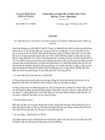 Chỉ thị 02 2013 CT-UBND của tỉnh An Giang - Quản lý xe đẩy tay bán hàng lưu động trên địa bàn tỉnh An Giang