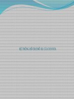 hệ thống cảm biến hỗ trợ đỗ xe 