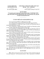 Quyết định về việc bãi bỏ một số nội dung thu phí tại Quyết định số 38 2009 QĐ-UBND về việc thu phí qua cầu, qua phà trên địa bàn Hà Nội