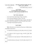 Quyết định số 2259 QĐ-TTG - Về việc điều chỉnh cơ cấu vốn điều lệ của Tổng công ty cổ phần Xây dựng công nghiệp Việt Nam