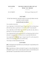 quyet dinh 1617 qd btc ve quy che phat ngon va cung cap thong tin cho bao chi