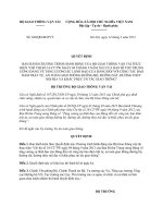 Quyết định 620 2013 QĐ- BGTVT - Bảo đảm trật tự, an toàn giao thông đường bộ, đường sắt, đường thủy nội địa và khắc phục ùn tắc giao thông