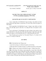 Thông tư số 30 2009 TT-BTNMT về Quy trình và Định mức kinh tế - kỹ thuật xây dựng cơ sở dữ liệu Tài nguyên và Môi trường