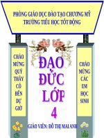 Bài 9. Kính trọng, biết ơn người lao động