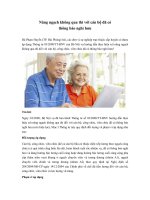 nang ngach khong qua thi voi can bo da co thong bao nghi huu