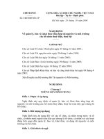 Nghị định số 112 2008 NĐ-CP - Về quản lý, bảo vệ, khai thác tổng hợp tài nguyên và môi trường các hồ chứa thuỷ điện, thuỷ lợi
