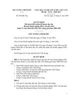 Quyết định số 883 QĐ-TTG - Phê duyệt điều chỉnh kế hoạch sắp xếp, đổi mới doanh nghiệp 100% vốn Nhà nước thuộc Ủy ban nhân dân tỉnh Tiền Giang giai đoạn 2009 - 2010