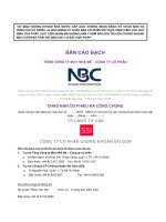 Ban cao bach chao ban co phieu ra cong chung