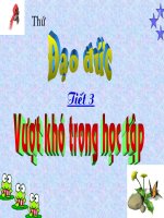 Bài 2. Vượt khó trong học tập