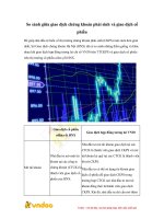 so sanh giua giao dich chung khoan phai sinh va giao dich co phieu