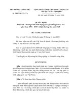 Quyết định số 204 2006 QĐ-TTG: Về chương trình hành động quốc gia chống sa mạc hoá giai đoạn 2006 - 2010 và định hướng đến năm 2020