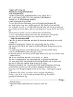 Ý nghĩa môi trường của các chỉ thị sinh học 