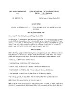 Quyết định 1837 2012 QĐ-TTg - Xuất hóa chất sát trùng dự trữ quốc gia hỗ trợ các địa phương