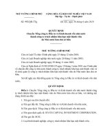 Quyết định số 992 QĐ-TTG - Chuyển Tổng công ty Đầu tư và Kinh doanh vốn Nhà nước thành công ty trách nhiệm hữu hạn một thành viên do Nhà nước làm chủ sở hữu