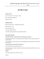 20+ mẫu CV xin việc đẹp, chuẩn bằng tiếng anh, tiếng việt FREE Mau CV Chuan