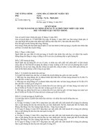 Quyết định 53 2012 QĐ-TTg - Ban hành lộ trình áp dụng tỷ lệ phối trộn nhiên liệu sinh học với nhiên liệu truyền thống