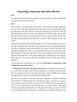 cong chung chung thuc khac nhau the nao