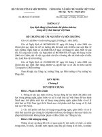 Thông tư số 19 2010 TT-BTNMT quy định đăng ký lưu hành chế phẩm sinh học trong xử lý chất thải tại Việt Nam