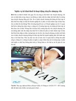 nghia vu ke khai thue tu hoat dong chuyen nhuong von