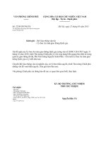 Công văn 2238 VPCP-KTN - Ứng dụng biển quang báo điện tử trong quản lý giao thông đô thị