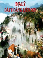 Bài 1. Dãy Hoàng Liên Sơn