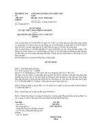 Quyết định 219 QĐ-BTTTT - Về việc thừa nhận Phòng đo kiểm