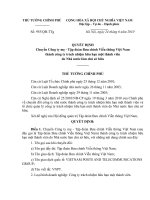 Quyết định số 955 QĐ-TTG - Chuyển Công ty mẹ - Tập đoàn Bưu chính Viễn thông Việt Nam thành công ty trách nhiệm hữu hạn một thành viên do Nhà nước làm chủ sở hữu