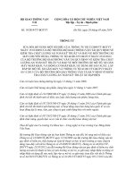 Thông tư số 19 2014 TT-BGTVT - Sửa đổi bổ xung luật về chất lượng, an toàn kỹ thuật xe máy, xe đạp điện