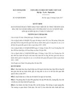 quyet dinh 435 qd bcd896 ke hoach don gian hoa thu tuc hanh chinh quan ly dan cu