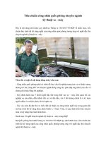 tieu chuan cong nhan quoc phong chuyen nganh ky thuat xe may