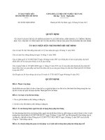 Quyết định 08 QĐ-UBND - Cấm và hạn chế xe cơ giới ba bánh và xe thô sơ ba, bốn bánh lưu thông trong khu vực nội đô và trên tuyến đường thuộc địa bàn Thành phố Hồ Chí Minh